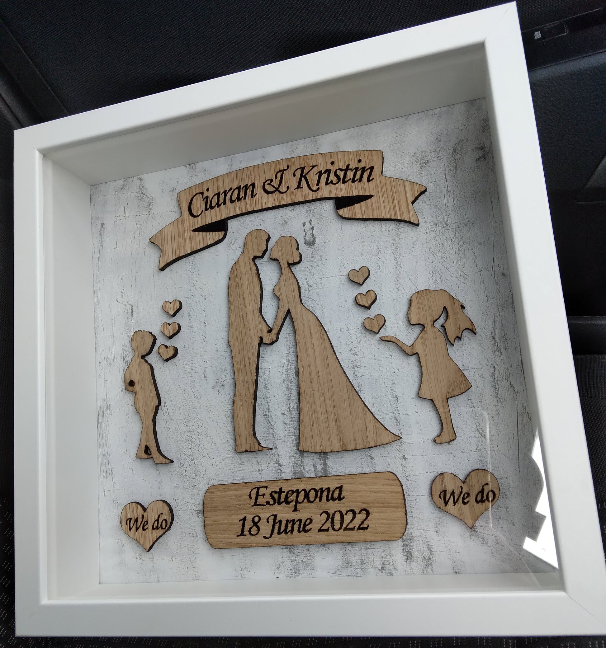 Wooden Wedding-Engagement Frame