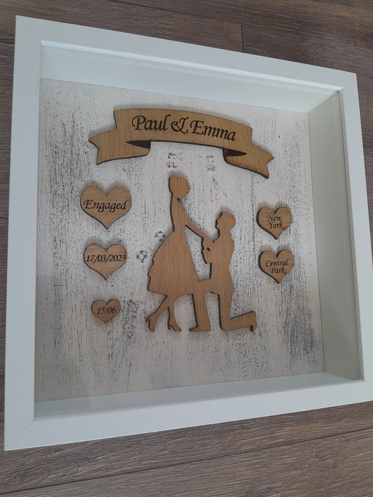 Wooden Wedding-Engagement Frame