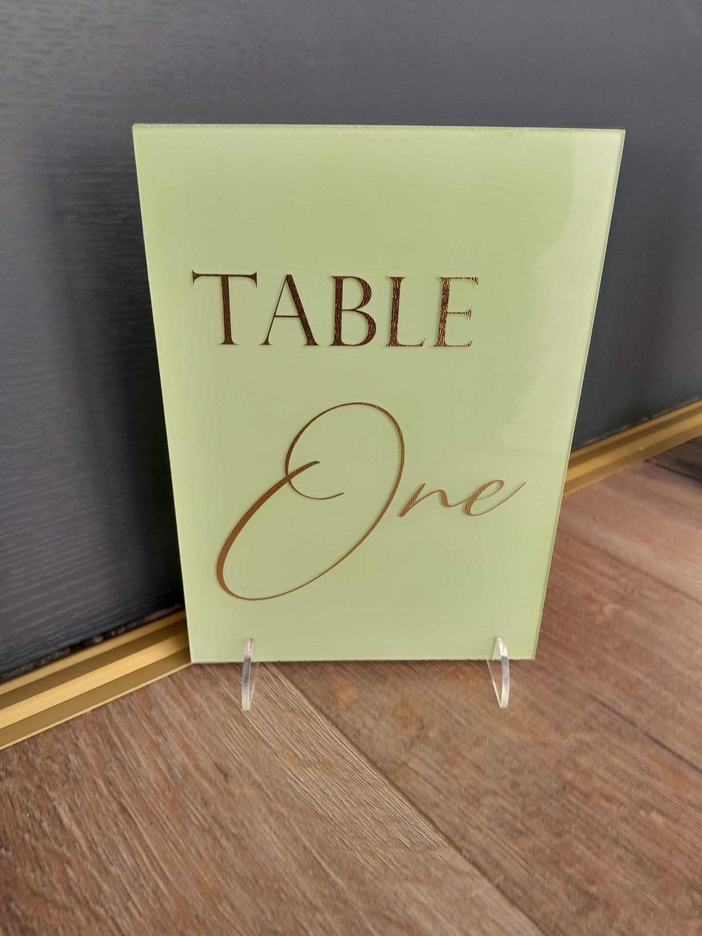 Wedding table numbers