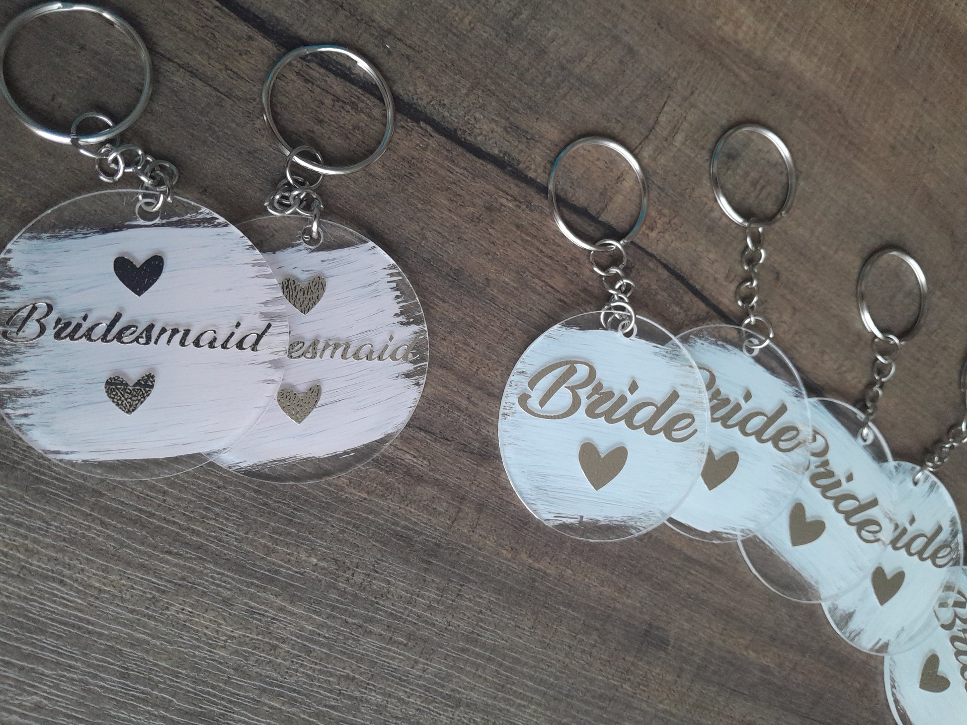 Bride-Bridesmaid Keyrings