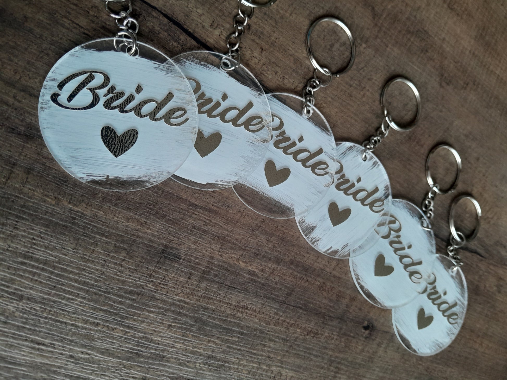 Bride-Bridesmaid Keyrings