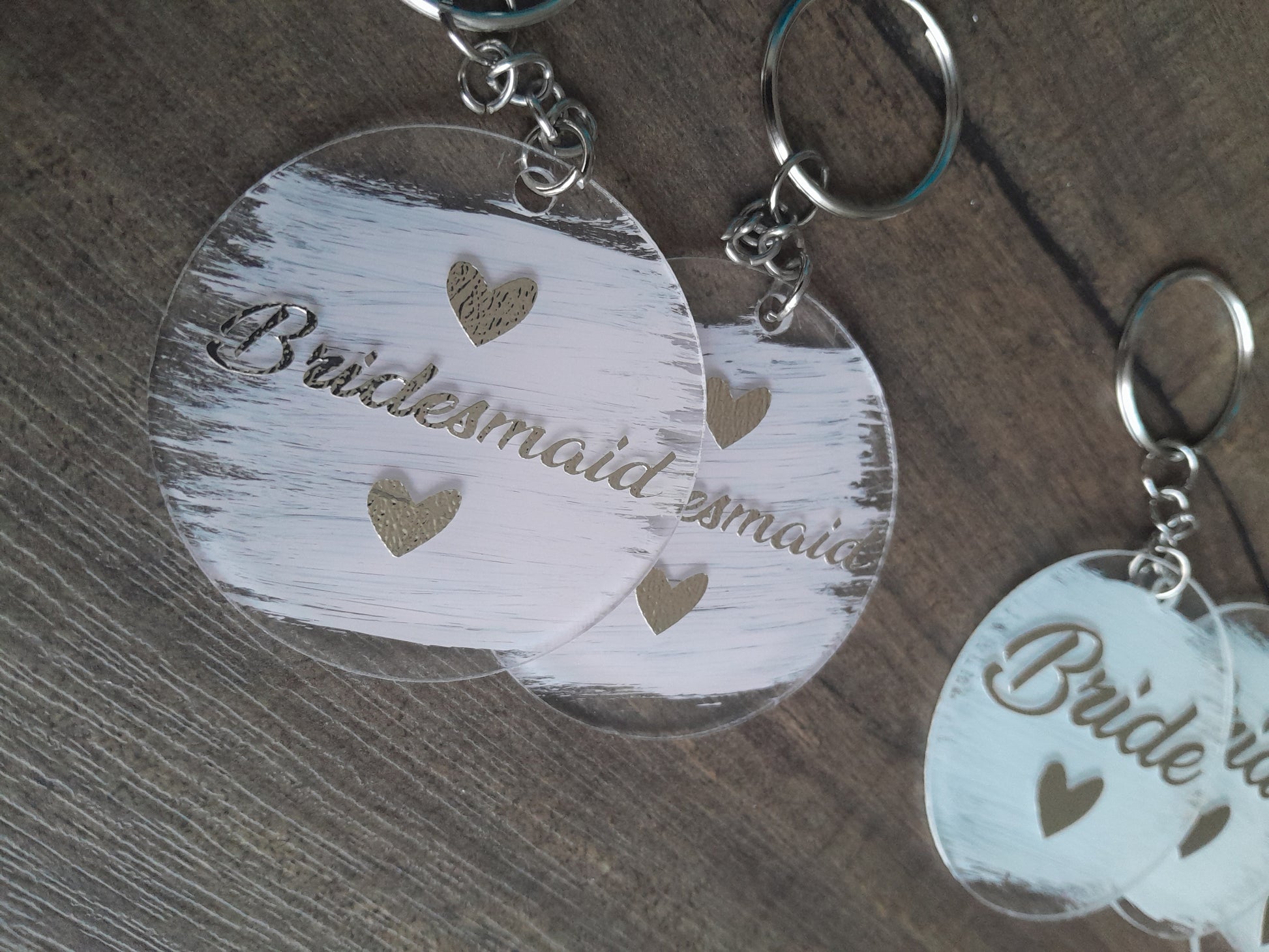 Bride-Bridesmaid Keyrings