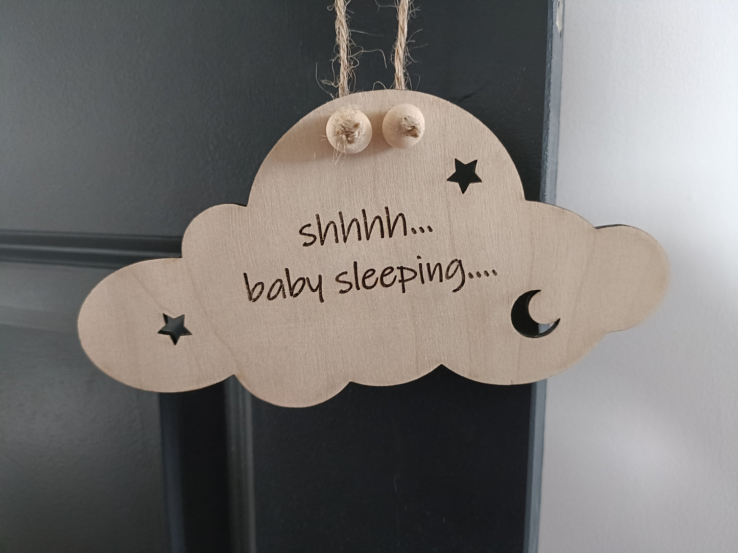 Baby sleeping sign