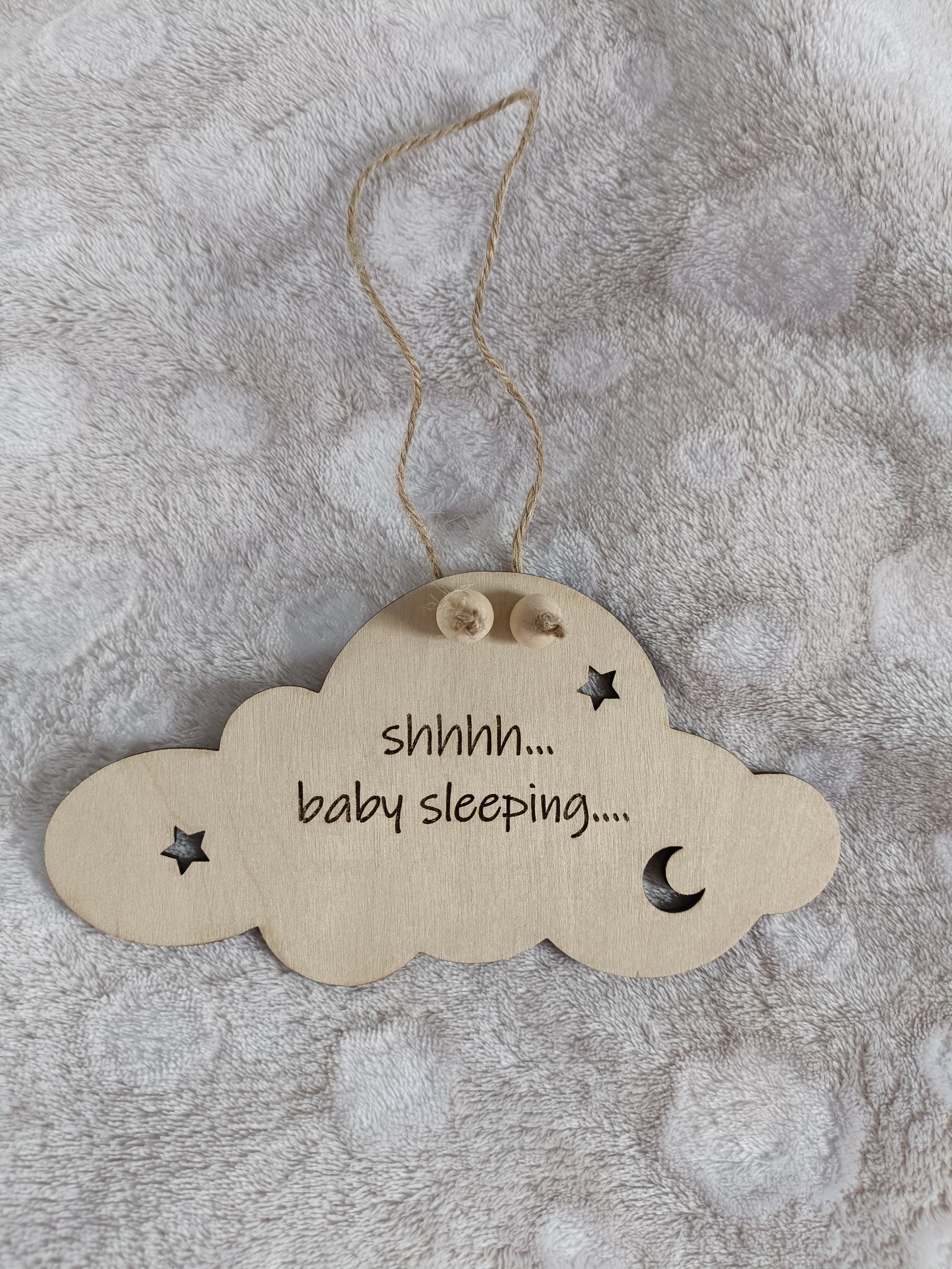 Baby sleeping sign