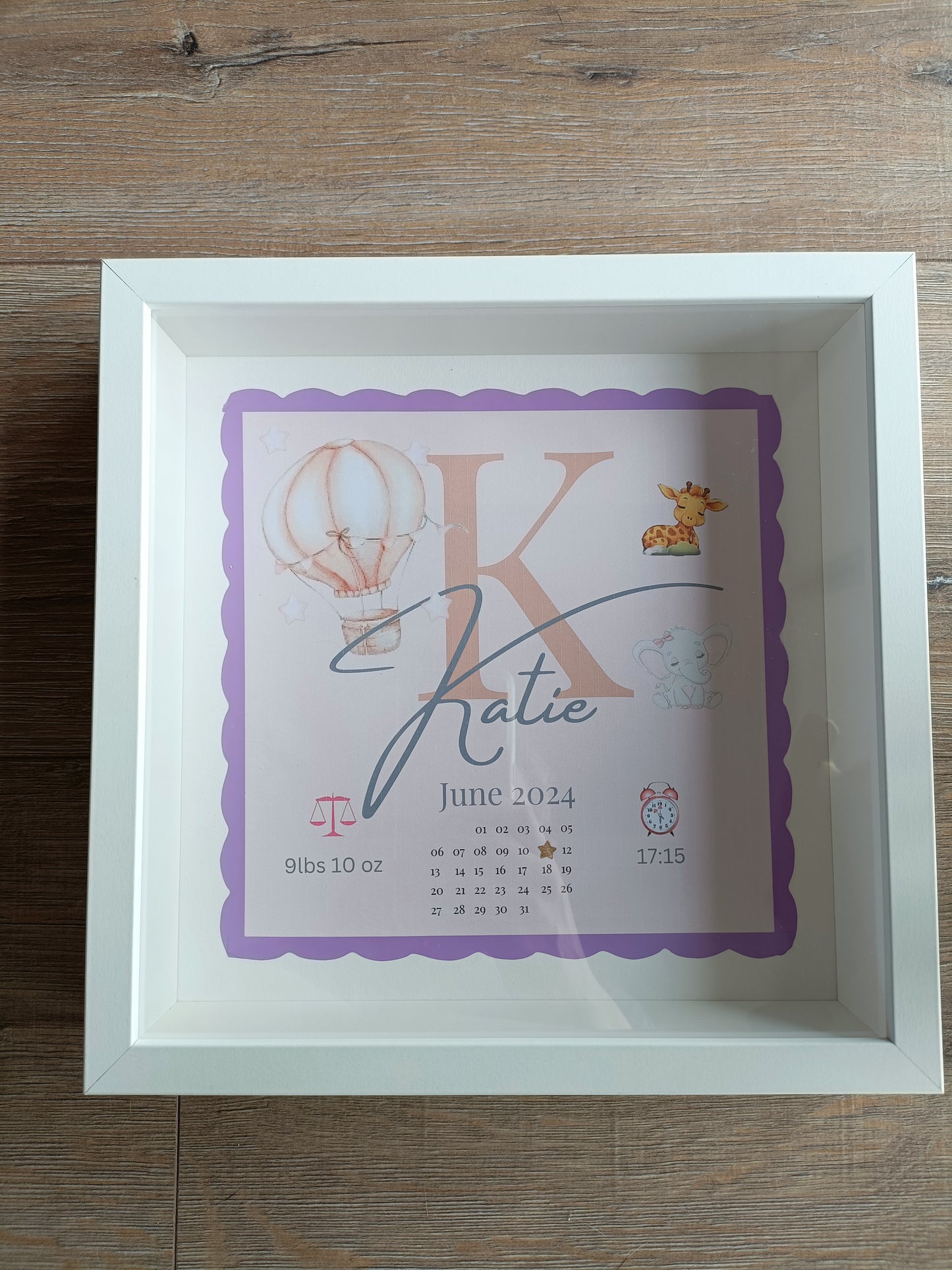 New Baby Initial Frame