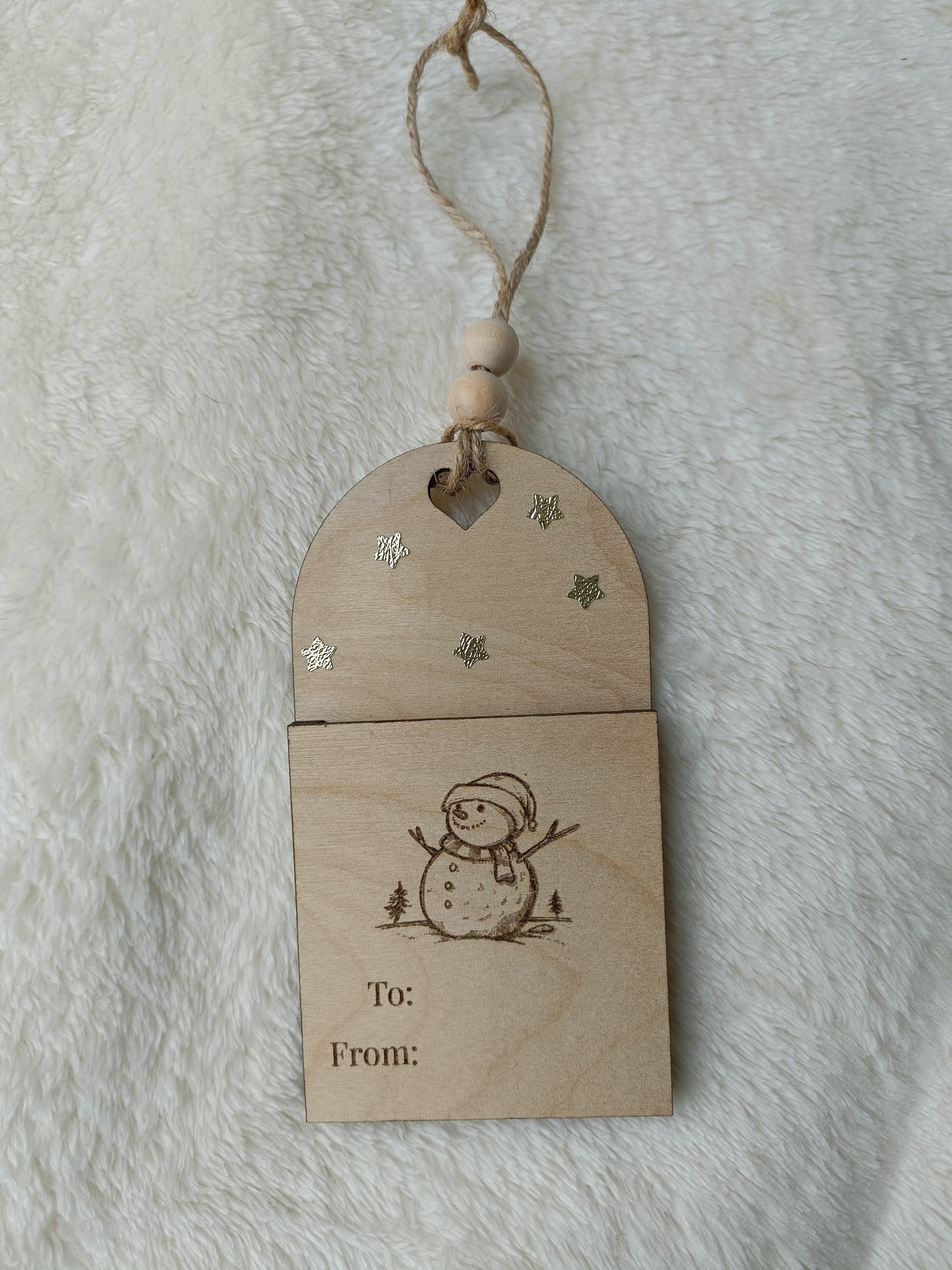 Christmas gift card holder