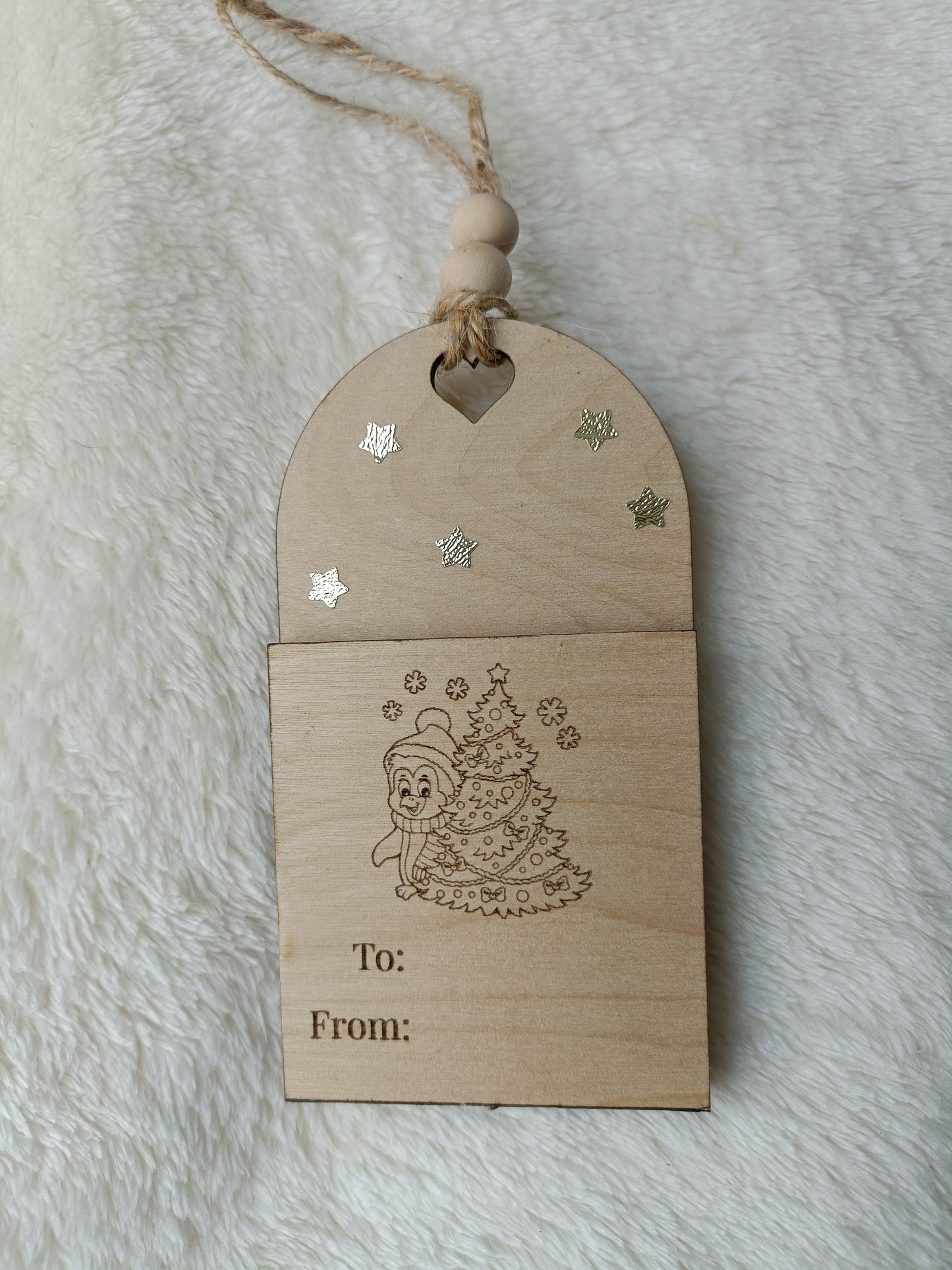 Christmas gift card holder