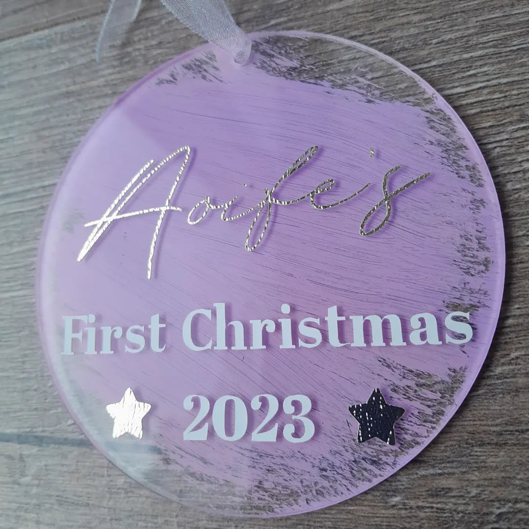 Baby's First Christmas ornament